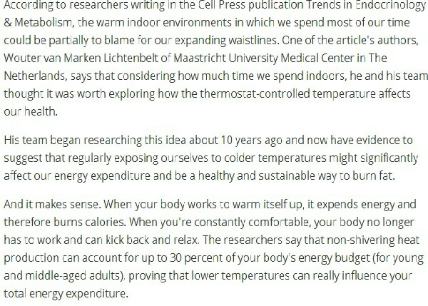 Does Cold Weather Helps Boost Weight loss? 