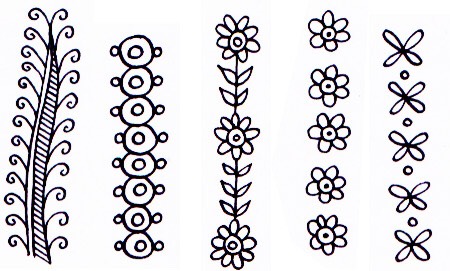 Simple Henna Designs 
