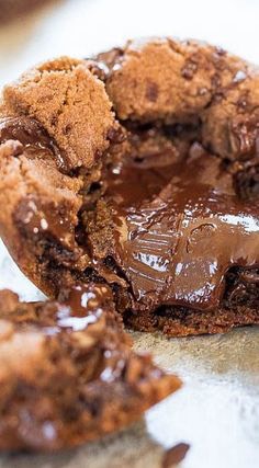 Nutella lava cookie cups 