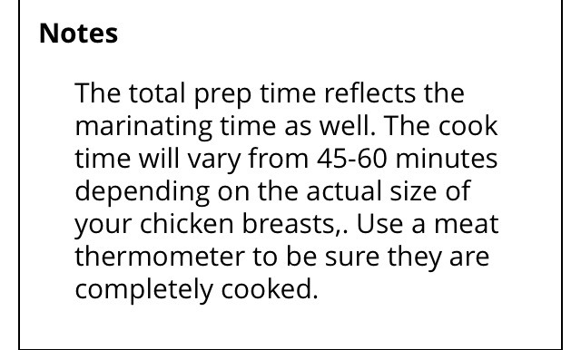Honey Soy Chicken Breasts 