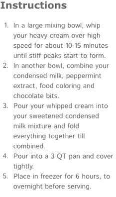 No Churn Mint Chocolate Chip Ice-cream😍🍦 