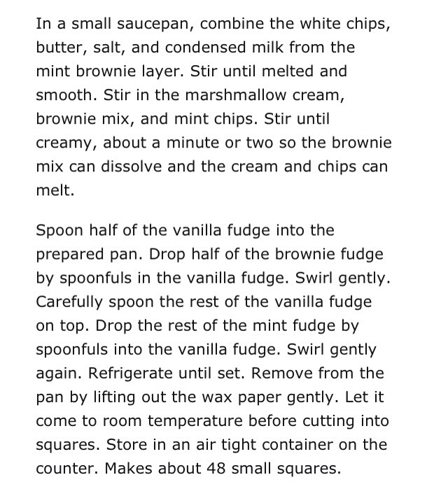 💥Mint Brownie Swirl Fudge💥