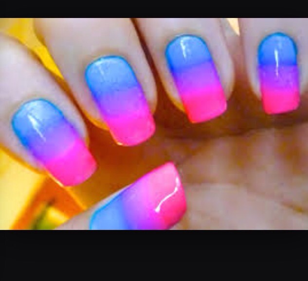 DYI Ombré Nails ❤️💎Like,share & Save Ladies😘