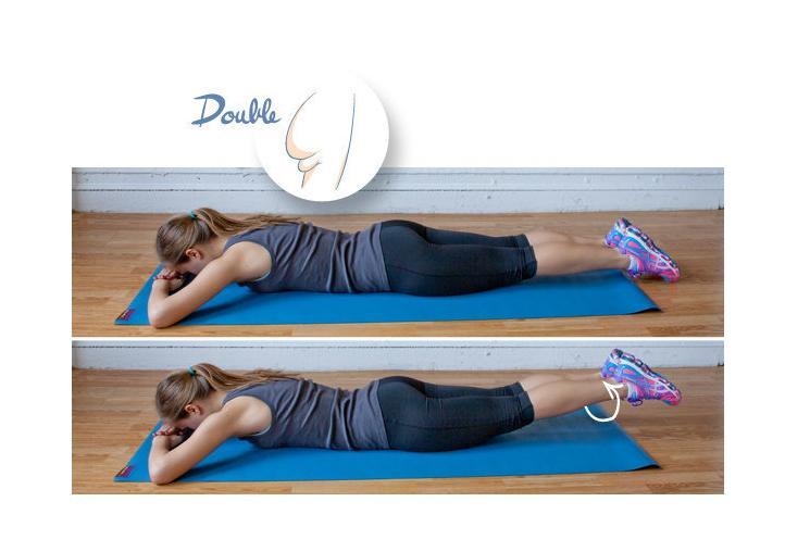 You know about the double chin, so how about the double butt? That’s when your butt has an extra fold to it.
Absolute best moves to lose a double butt are exercises that combine cardio and strength training, such as cross-country skiing. 
