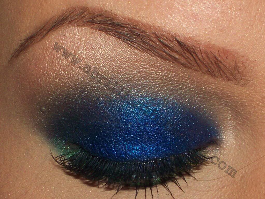 Sexy Dark Blue Makeup Tutorial 