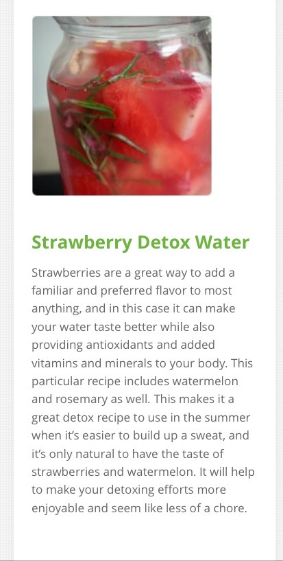 💟32 Detox Drinks And 8 Detox Waters💟