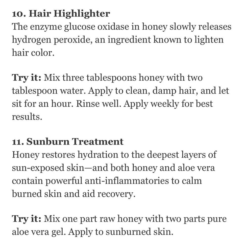 1⃣1⃣ Ways To Use Honey To Get More Gorgeous Skin, Hair And Nails. 🙆🏻