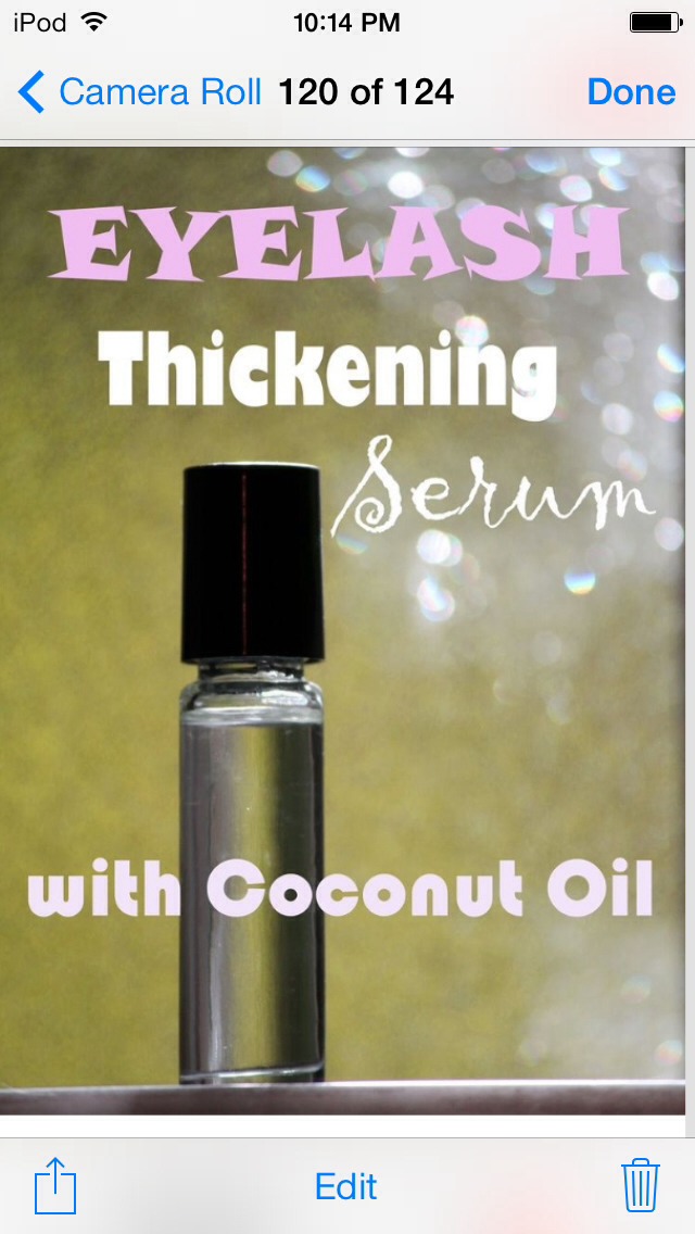 Eyelash thickening