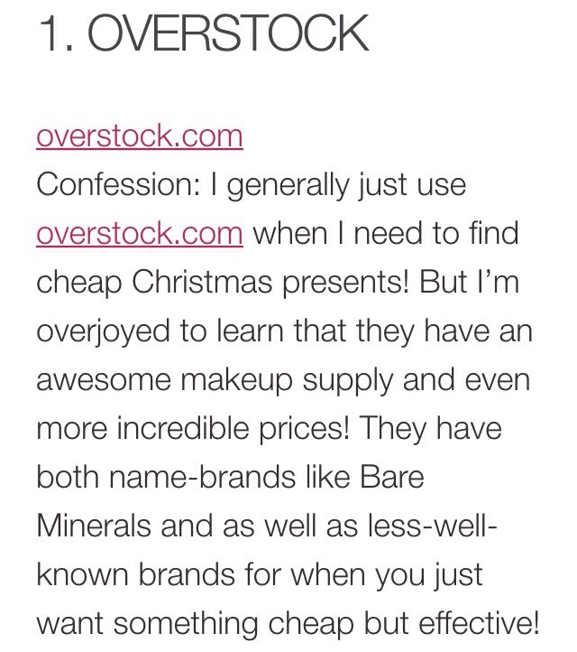 Most Affordable Websites To Buy Makeup 💄