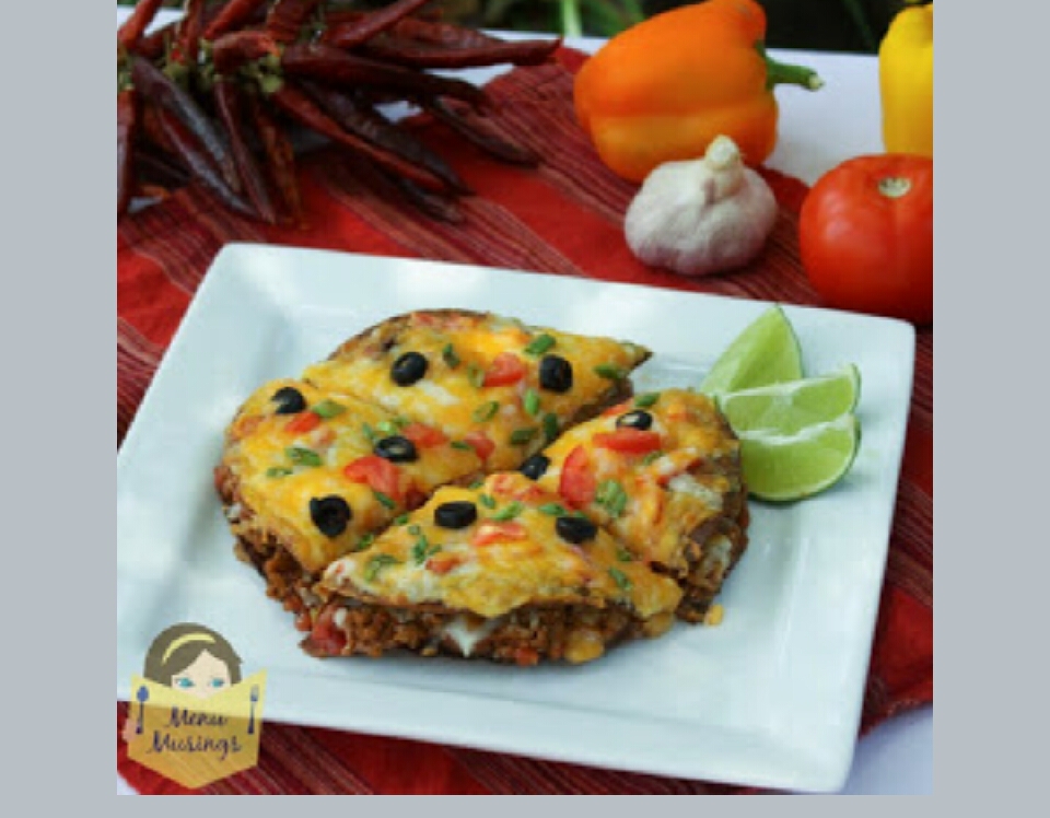 Skinny Mexican Pizza!