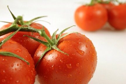 Tomatoes

Tomatoes contain lycopene, which has tons of antioxidant properties for your skin.