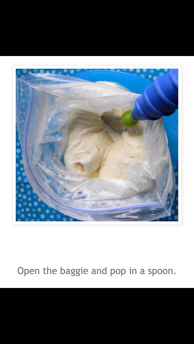 Homemade Ice cream In A Bag 🍦