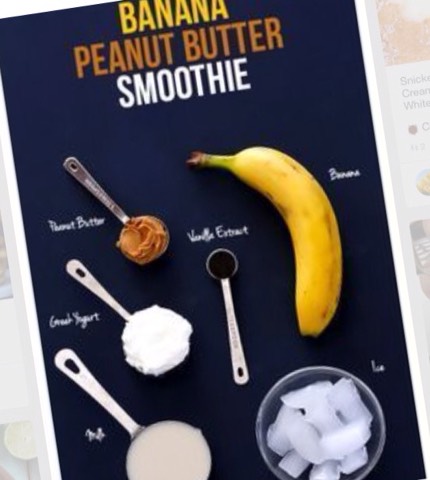 Banana Peanut Butter Smoothie 🍌☺️