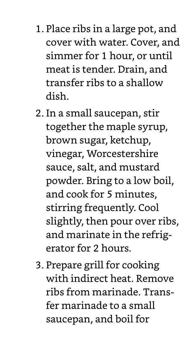 Maple Glazed Ribs Recipe 