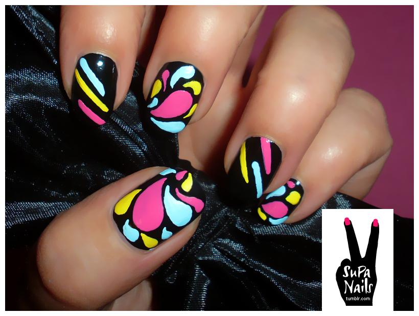 Pucci Inspired Nail Art