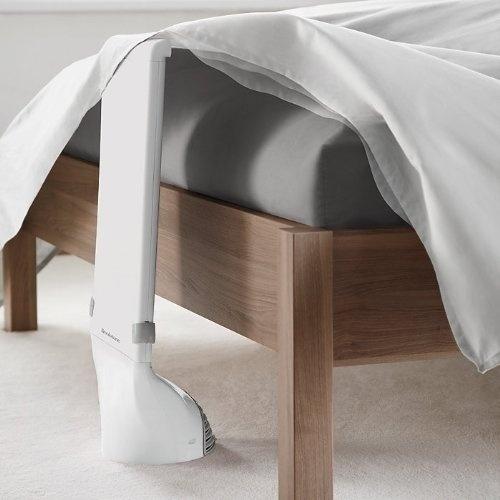 This special fan for under the sheets really works to cool a bed.
