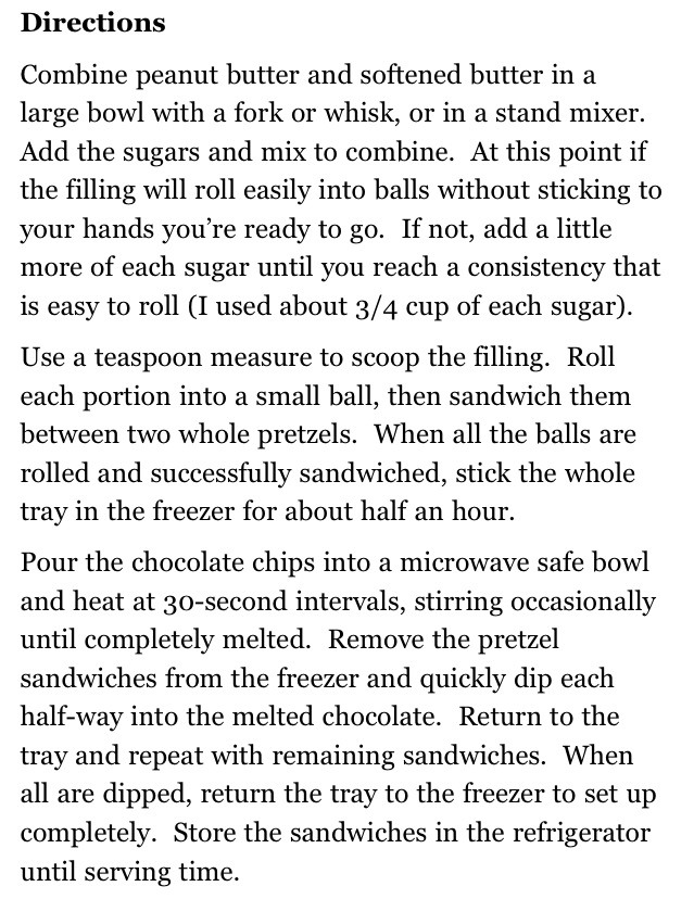 Peanut Butter Chocolate Pretzels 