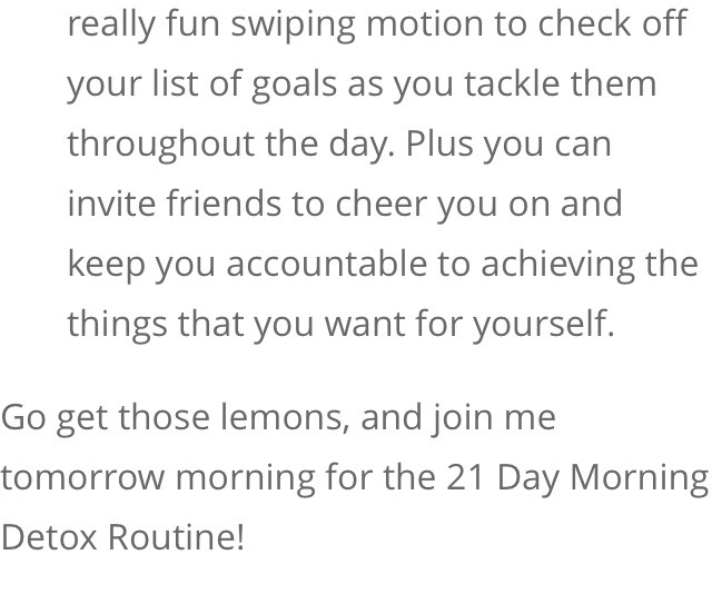 🍋21 Day Morning Detox Routine🍋