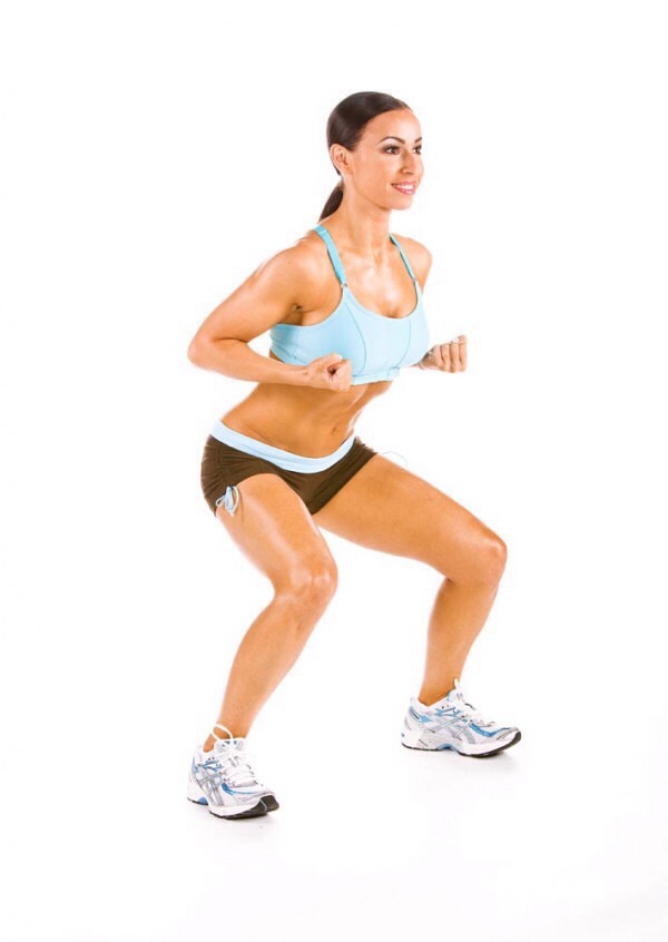 20 Regular Squats.