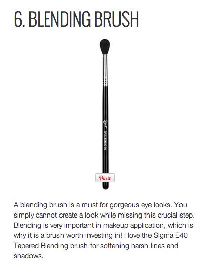 Must Have Makeup Brushes For Beginners