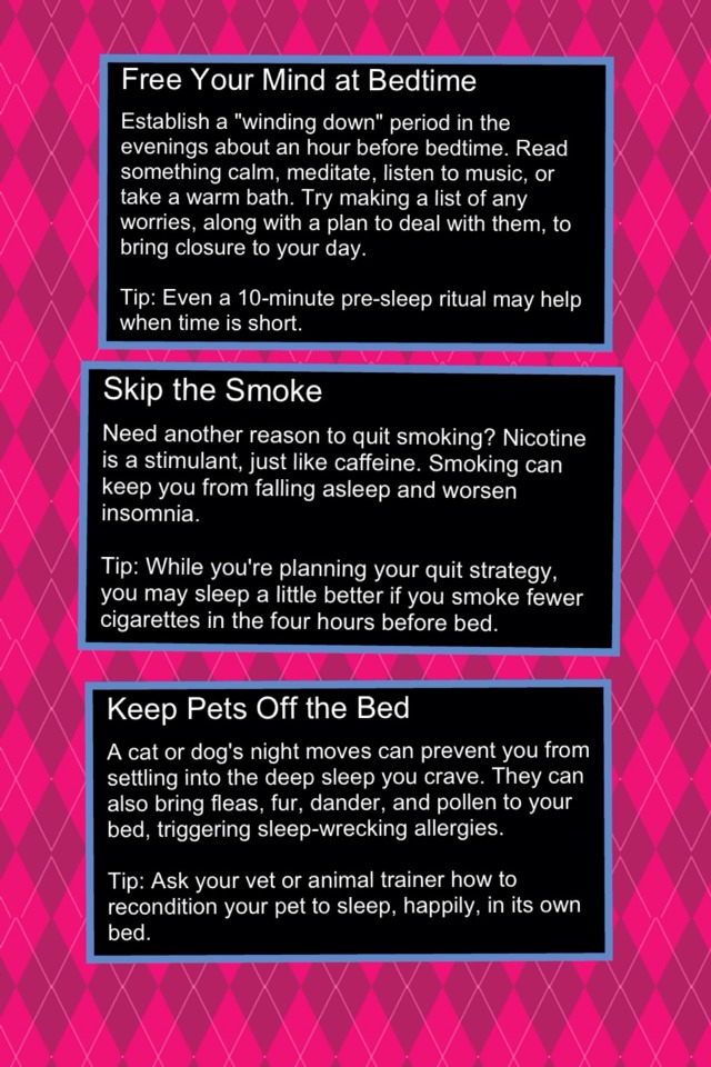 20 Tips For A Great Nights Sleep