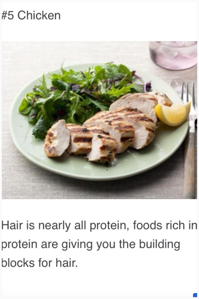 Foods For Healthy Hair! 