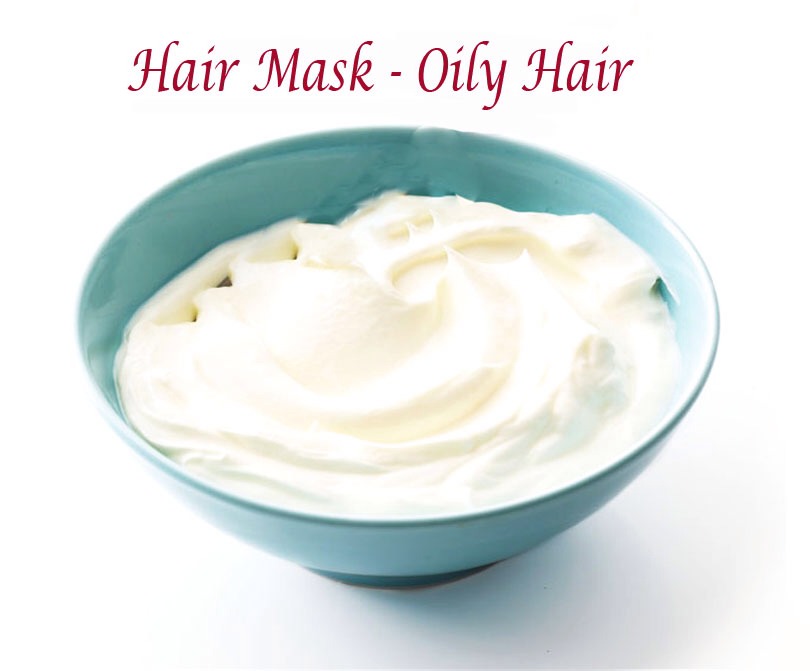 Oily Hair: Mix a tbsp of apple cider vinegar with half cup of yogurt. Mix into a paste and work it into your roots and scalp. 

Allow it to set for 15 minutes to absorb the excess oil from your scalp, and then rinse in the shower.