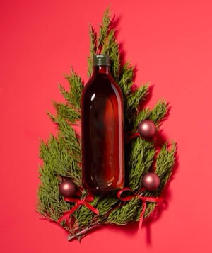 If dragging and decking out fresh spruce leaves you with sticky digits, pour a tablespoon of oil onto a cloth, then rub until clean. Bonus: The oil is a great moisturizer for dry winter skin.
