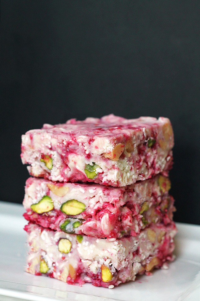 9. Ramen Rocky Road: Finally, a ramen-infused dessert! These rocky road bars mix dry noodles with toasted nuts, berries and white chocolate. It might just turn into the next haute hybrid food. (via The Cherished Bite)