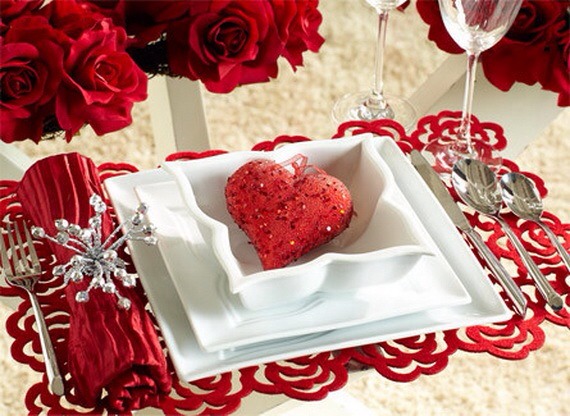Valentines Table Setting Ideas 