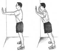 Or the wall push-up 10x