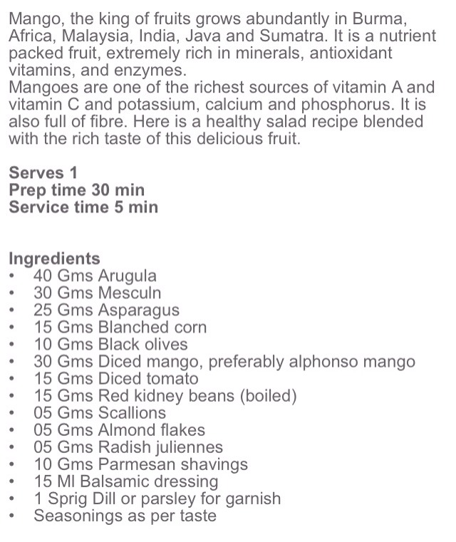 🌟💕 Mango, Corn & Mixed Beans Salad Recipe!!!💕🌟