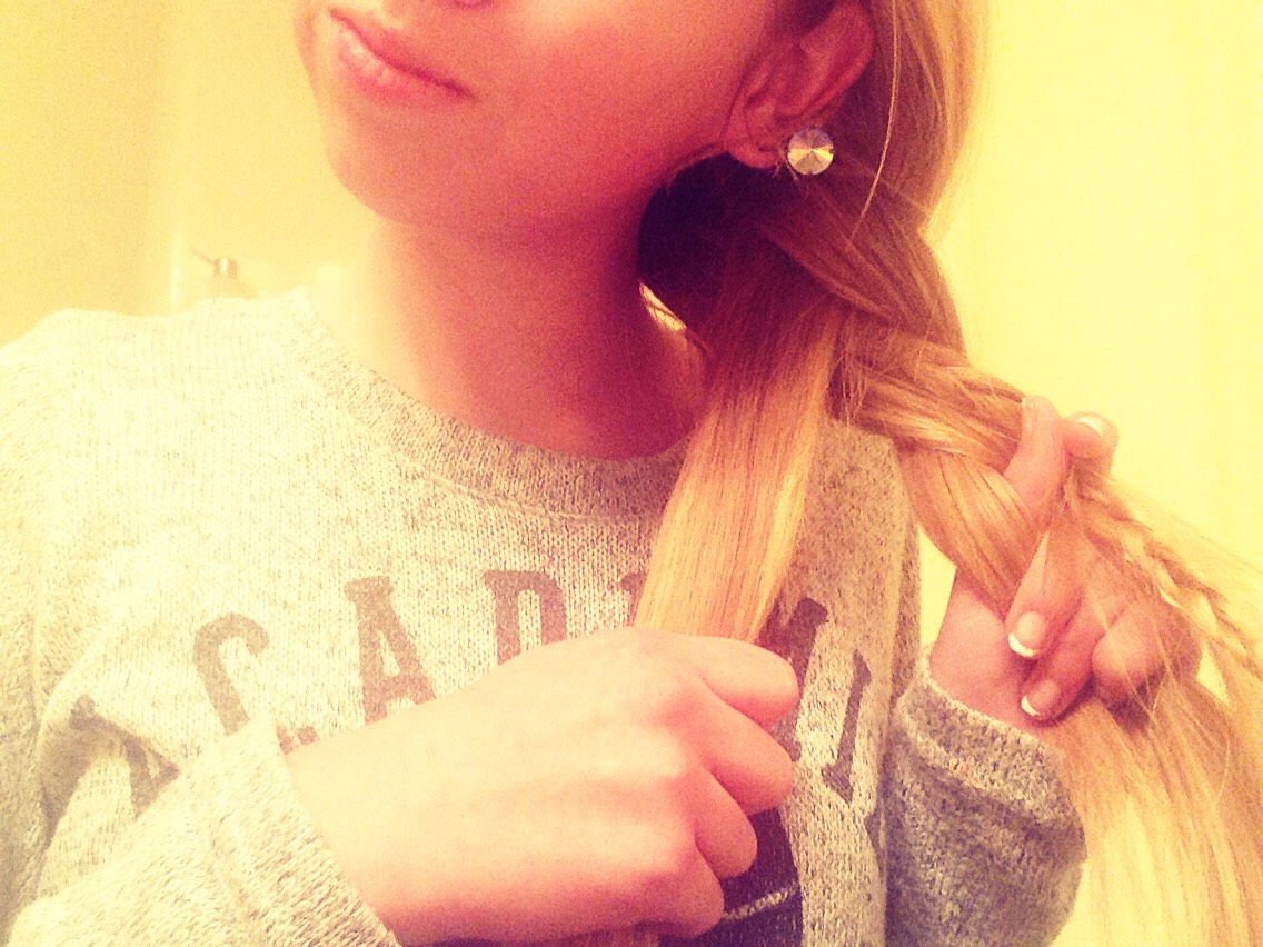 ✨Now simply braid all of your hair together!✨