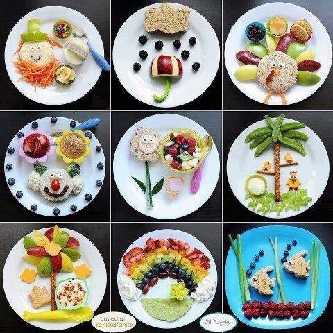 Adorable Ideas To Serve Fruits And Veggies To Kids. 