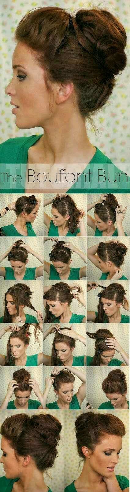 got to try hair tutorials- step by step