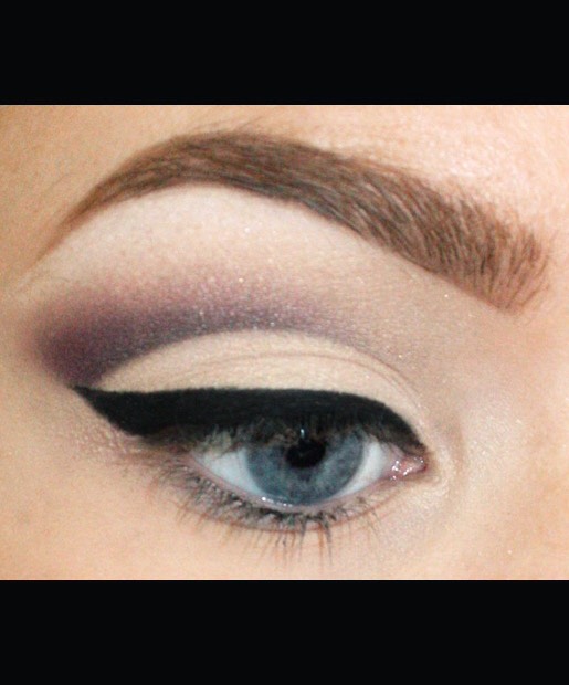 Wing out your eyeliner for added drama. (This step is optional, but almost too gorgeous to skip.)