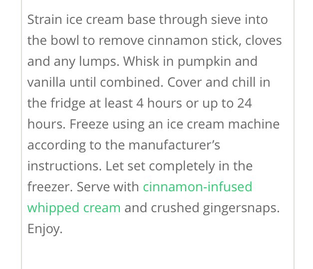 Maple Pumpkin Ice Cream
