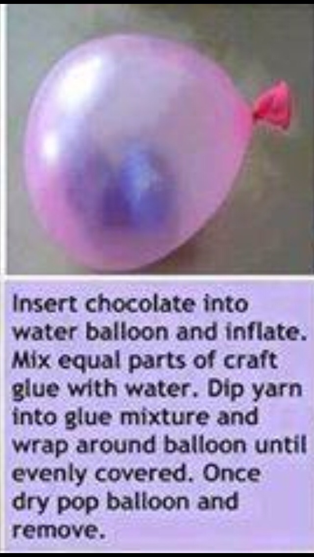 Water Balloon Into Easter Egg