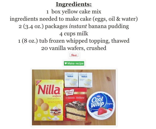 ✨💥 Banana Pudding Poke Cake✨💥😋