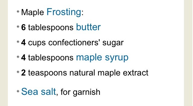 Maple Bacon Cupcake Recipe