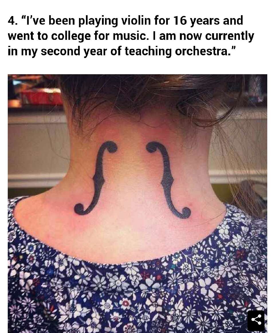 26 Inspiring Tattoos  All Music Lovers Will Appreciate!
