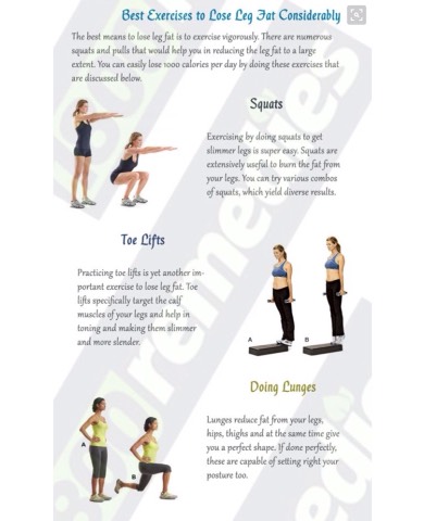 How To Lose Leg Fat Naturally 