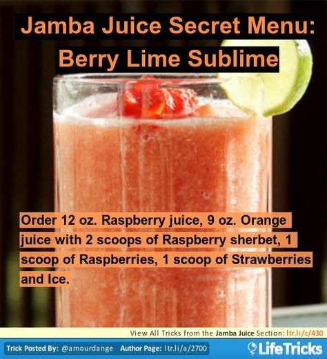 💟✨Jamba Juice Secret Menu & How To Order/ Make Them✨💟