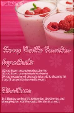 Delicious And Healthy Smothies Recipes