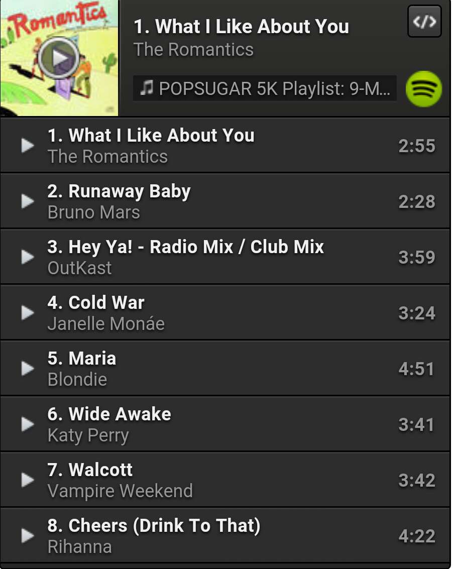 Your 5K Playlist For A 9 Minute Mile!!