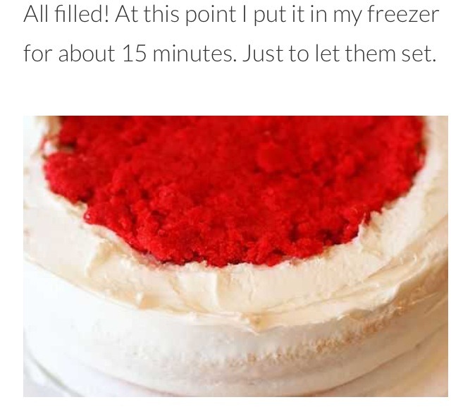 Surprise Heart Cake Tutorial. Includes Recipes For White Cake, Red Velvet Cake And White Frosting.