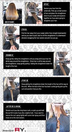 Straightener Hair Hacks