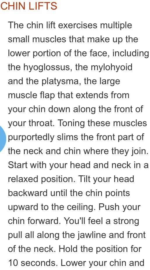 Double Chin Workout