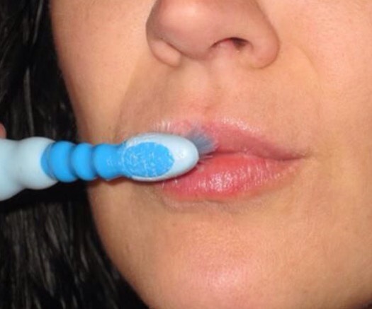Get your lips primed for your lipstick by taking a tooth brush moistened in water and rub it in your lips for nice smooth lips. Then if u want to apply some nice smoothing chaptickπ