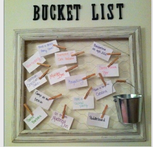 Put all those things you want to do on a board so you can see them. Then once you've done them you out them into the bucket. 
